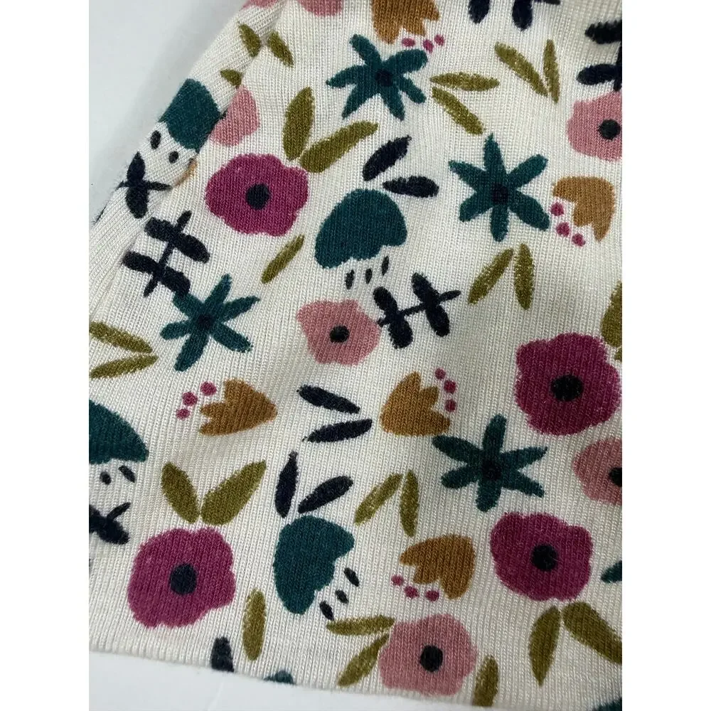 Little Sleepies Bamboo Knotted Gown Pink Newborn + Childhoods Floral Hat Newborn